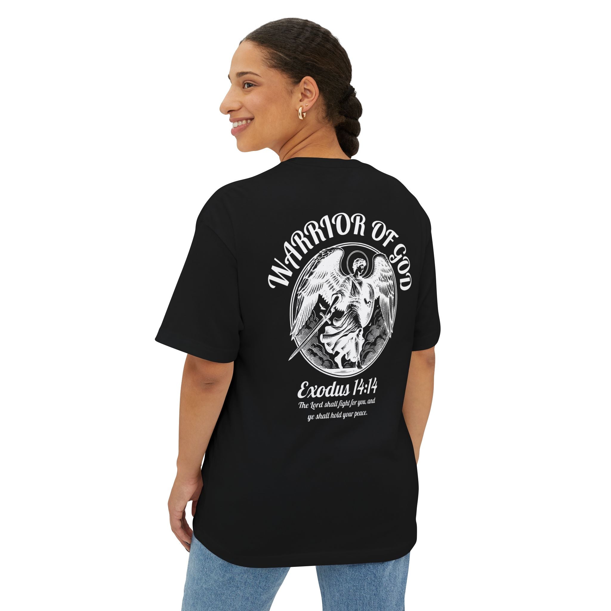 Warrior of God Oversized Gym T