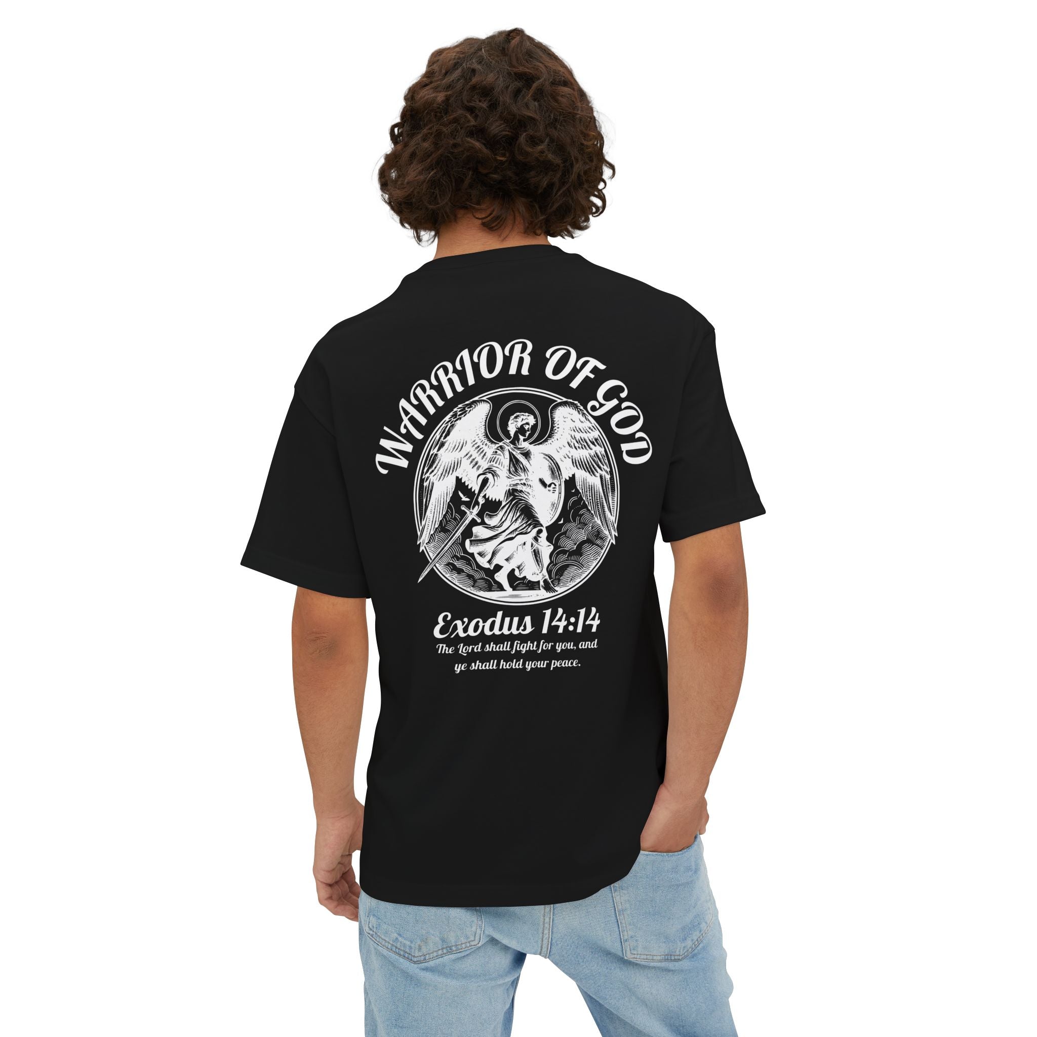 Warrior of God Oversized Gym T